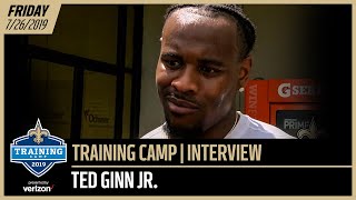 Ted Ginn Jr. Getting Back into the Groove at Saints training Camp | New Orleans Saints screenshot 3