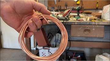 This is how I twist / harden my copper for my pressure flakers.