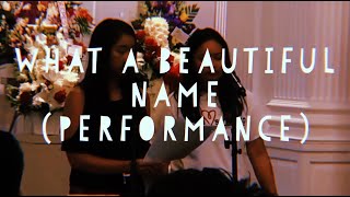 What A Beautiful Name Performance With Holly Santiago