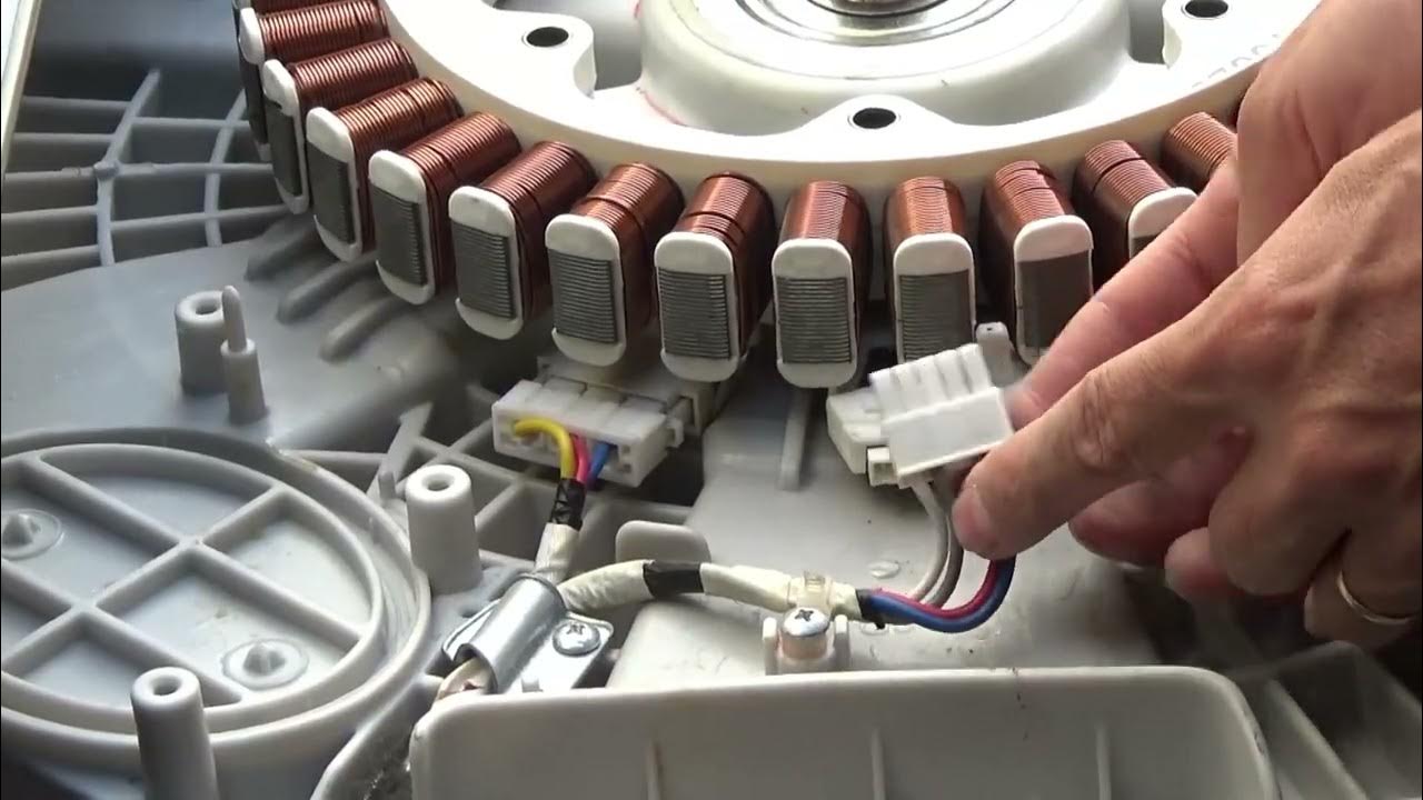 COMO SACAR EL MOTOR DE UNA LAVADORA LG INVERTER DIRECT DRIVE 8,5 KG
