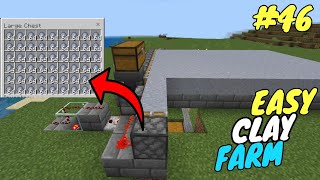 MINECRAFT BEDROCK CLAY Farm || EASY CLAY FARM 1.20+ #minecraft