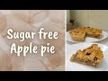 Sugar free apple pie  sugar free apple pie using home made pie crust  ep212