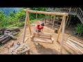 Master Carpenter Builds Beautiful Wooden Swing 🪵 Relaxing Farm Life After Hard Work