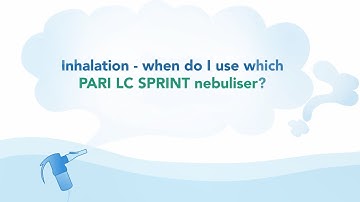 PARI | Inhalation – when do I use which PARI LC SPRINT nebuliser?
