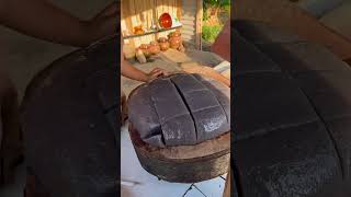 The Ancient Art of Extracting Pure Starch from Giant Mountain Roots۔#food #cooking