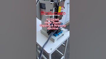 NT-210M1 metal zipper gapping & stripping machine #zippermachine #sewingmachines