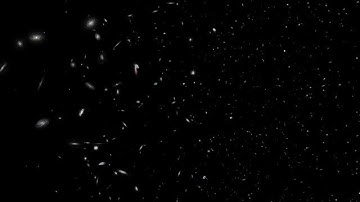 Change in density of galaxies over time