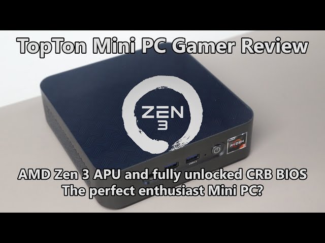 Topton ミニPC ベアボーンキット Ryzen5 4600H 手のひらサイズの高性能8コアRyzenベアボーンキットをCrucial