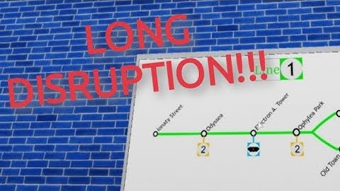 LONG DISRUPTION ON LINE 1 IN AUTOMATIC SUBWAY ROBLOX!!   (View Desc for more info)