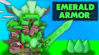 I Got EMERALD ARMOR With ELDERTREE! (Roblox Bedwars)