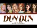 EVERGLOW (에버글로우) - DUN DUN (Color Coded Lyrics Eng/Rom/Han/가사)