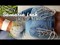 SamariaLeah INSPIRED LACED UP JEANS  | EASY DIY TRANSFORMATION - BEGINNER FRIENDLY