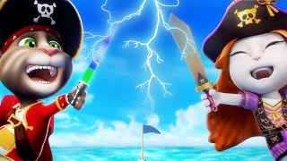 Talking Tom Shorts Compilation | Power Pirates☠️ Cartoon For Kids | HooplaKidz Shows