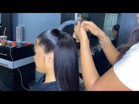 Easily Done Half Up Half Down Quick Weave Diy Youtube