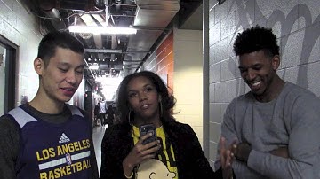 Exclusive Interview with Lakers Jeremy Lin, Nick Young, and Jordan Hill