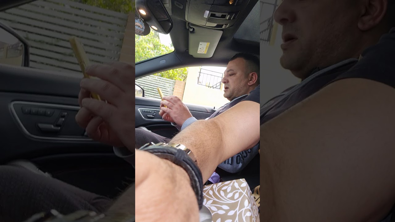 spider prank in the car