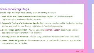 How to Fix Unable to Receive Data from Socket on Docker Windows