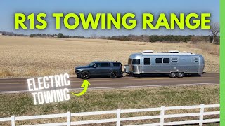 Rivian R1S Towing Range | R1S Towing an Airstream