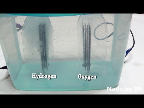 Vídeo: Com Separar L’hidrogen De L’oxigen