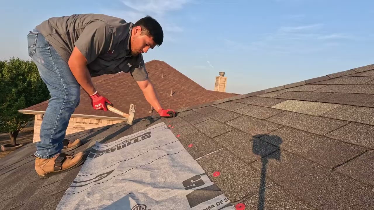 How to Tarp a Roof for Temporary Repair | JCE Roofing