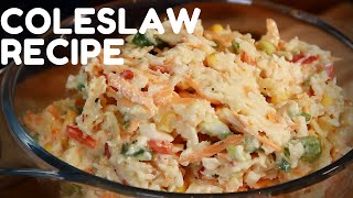How TO Make COLESLAW RECIPE | HOMEMADE COLESLAW RECIPE SUNDAY DINNER | Happy Mother's Day