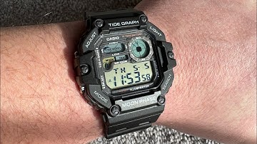 Casio WS-1700H unboxing and review