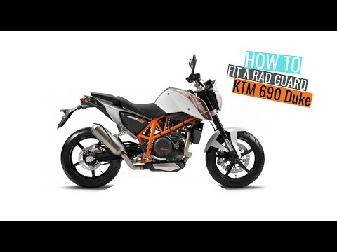 KTM 690 Duke 2012 - 2020 Rad Guard fitting instructions