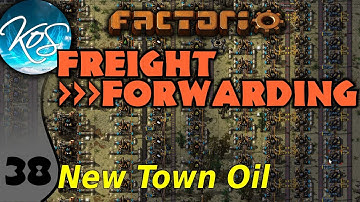 Factorio Freight Forwarding Mod 38 - OIL ON THE NEW ISLAND - Let
