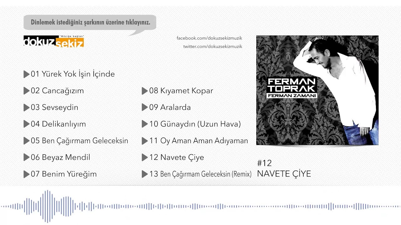 ferman toprak navete ciye official audio youtube