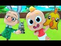 🐔Baby Miliki’s Chicken Dance! | Kids Songs &amp; Nursery Rhymes 🦆Farm Animals Play Pretend🐕