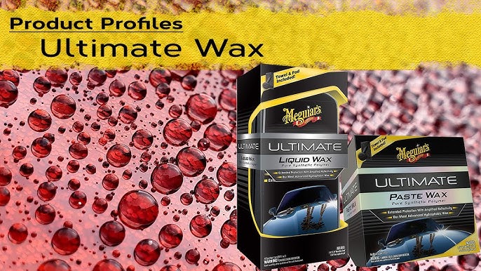 Waxes And Polymer Sealants Are NOT DEAD!! Updated Formula Meguiar's  Ultimate Liquid Wax. 