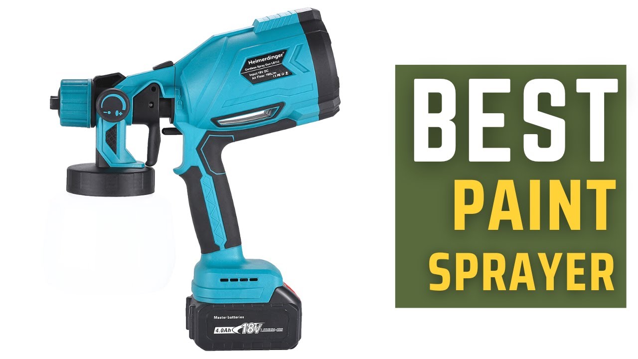 Best Paint Sprayer Cordless Electric Paint Sprayer Review YouTube