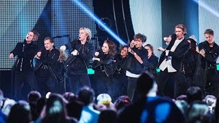 The Fooo Conspiracy kör ett medley av sina låtar - Idol Sverige (TV4)