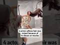 4 Actors Who Destroyed Their Hair For Roles 😬 #Shorts #Hollywood #HairFail