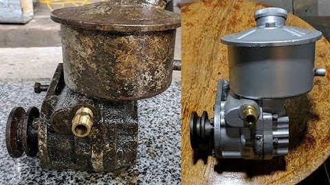 AIR COMPRESSOR Pump Restoration Part 2 (CleanUp) - Oil lubrication Pump Restore It