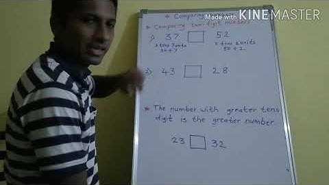 Std-2, Mathematics, Comparing numbers (page 36,37)