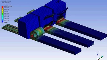 Ansys Workbench explicit dynamics AlSi 1045 with various cutting angle extended example 1