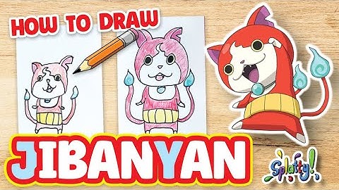 How to draw Jibanyan - Yo-Kai Watch
