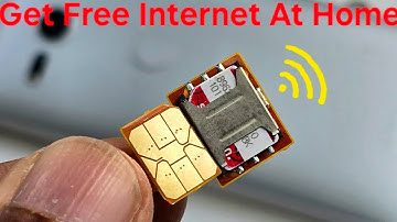 Free Internet Data Wifi unlimited From Old Sim new