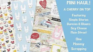 Scrapbooking Mini Haul - March 2021 - A Cherry On Top