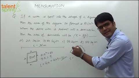 Mensuration | Advanced Example - 1 | Quantitative Aptitude | TalentSprint Aptitude Prep