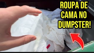 Dumpster Diving: Achamos jogo de cama e um robô aspirador