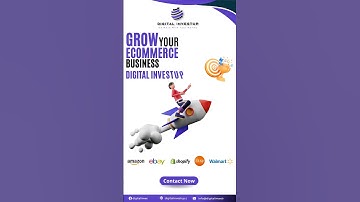 Grow your ecommerce Business with Digital InvestUp #amazon #ebay #ecommerce #walmart #etsy #shopify