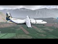 Landing Fokker F50 in Hornafjordur airport (BIHN) in X-plane 11