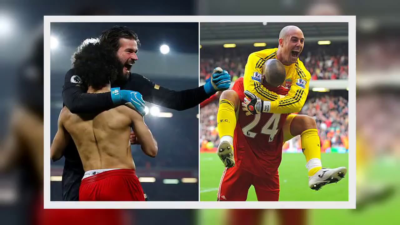 Liverpool fans spot Alisson's celebration with Mohamed ...