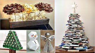 Простые и Быстрые Рождественские и Зимние Идеи, DIY елки, 2017 #2