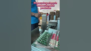 30 years of experience in #bamboo #chopstick production，Focusing on the #export of bamboo chopsticks