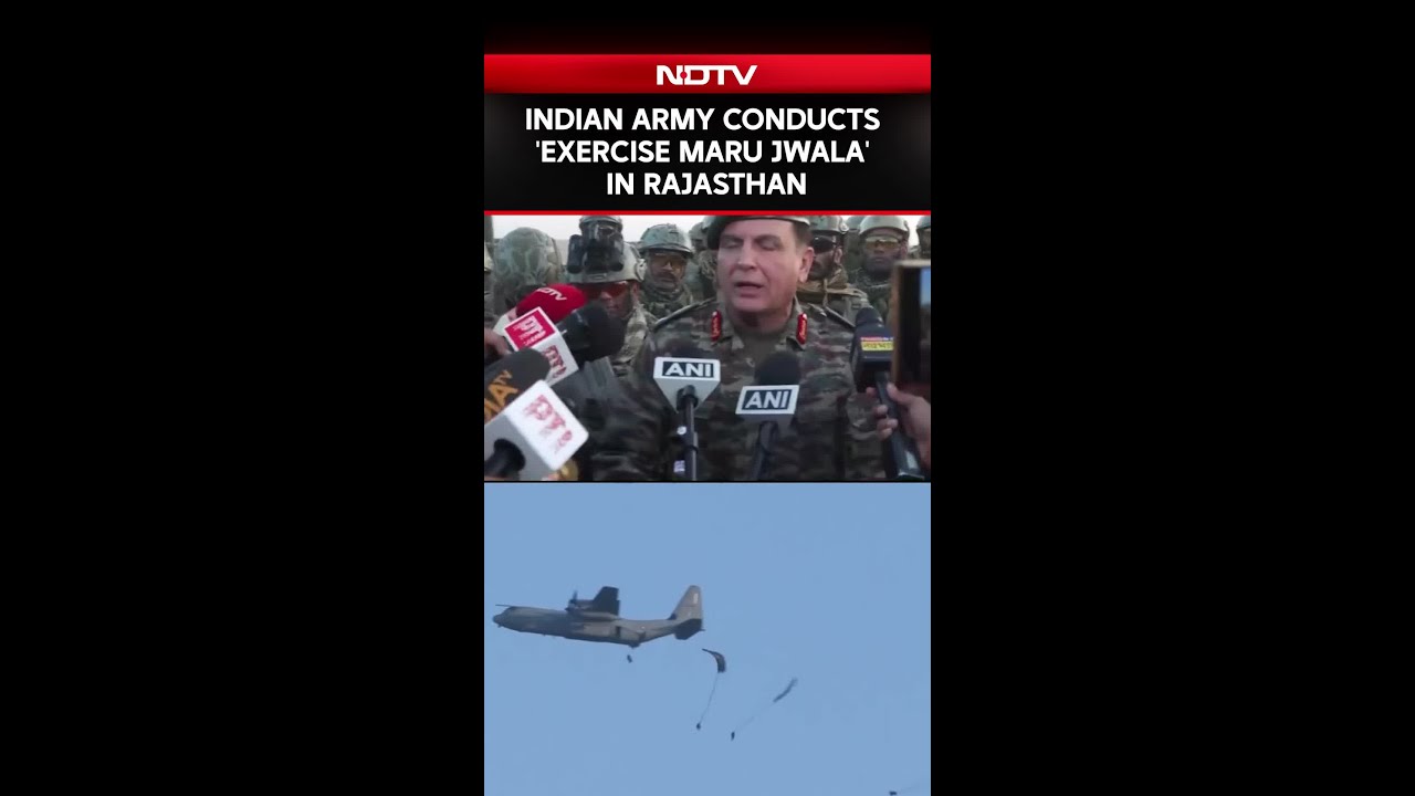Indian Army Conducted ‘Exercise Maru Jwala’ In Deserts Of Rajasthan Under Trishul Drill