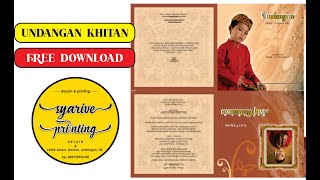 GRATIS DOWNLOAD UNDANGAN KHITAN COREL