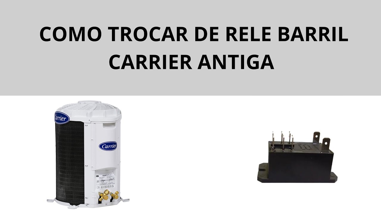 Como trocar o rele da barril midea.